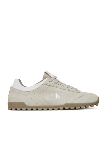 Calvin Klein Jeans Сникърси Low Profile Runner Mg Sue YW0YW01898 Бежов