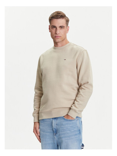Tommy Jeans Суитшърт DM0DM20741 Бежов Regular Fit