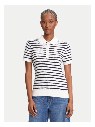 Tommy Hilfiger Пуловер Fine WW0WW41474 Екрю Regular Fit