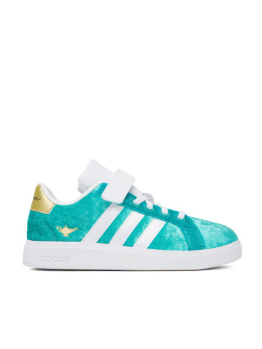 adidas Сникърси Disney Jasmine Grand Court 2.0 JR4919 Електриков
