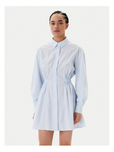 Tommy Jeans Рокля тип риза DW0DW21744 Светлосиньо Regular Fit