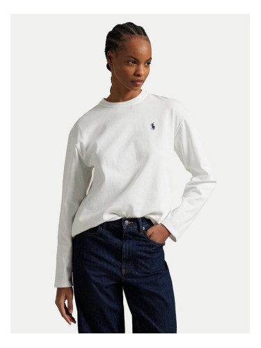 Polo Ralph Lauren Блуза 211967105001 Бял Straight Fit