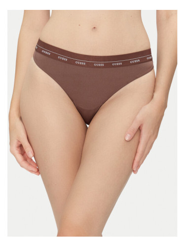 Guess Дамски бикини тип бразилиана O5RE25 KCF20 Кафяв