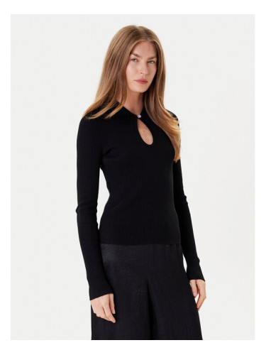 Marella Пуловер Plume 2525366111 Черен Slim Fit