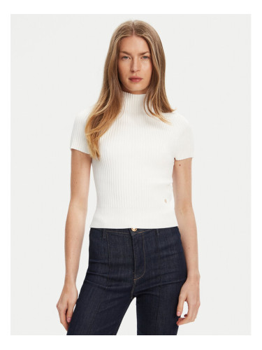 Guess Пуловер W5YR04 Z0040 Бял Regular Fit