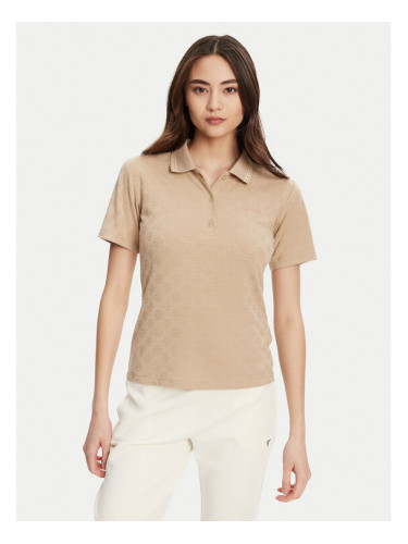 Guess Пуловер V5YP01 KCX12 Бежов Regular Fit