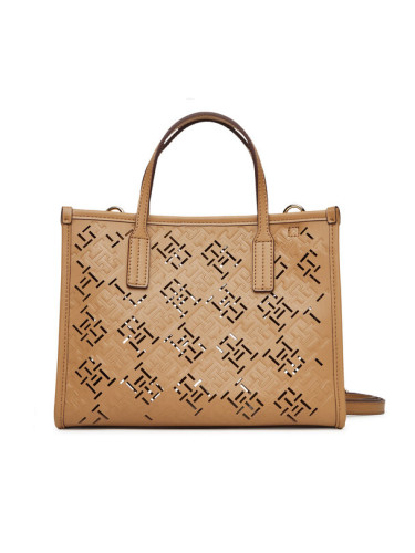 Tommy Hilfiger Дамска чанта Th City Mini AW0AW17500 Кафяв