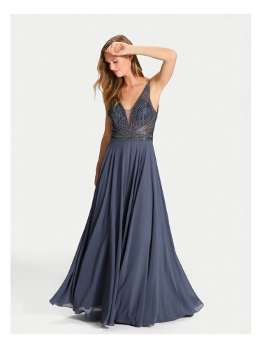 Hey Kyla Официална рокля 5AG015HK Сив Regular Fit