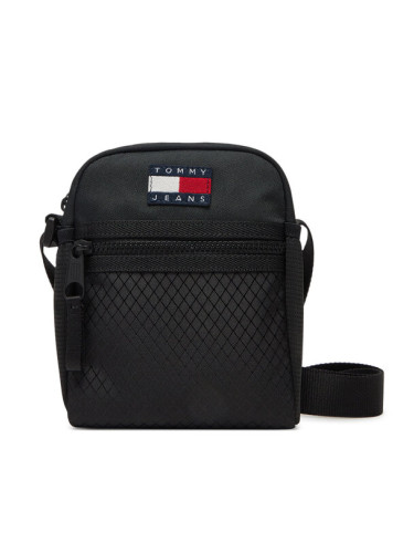 Tommy Jeans Мъжка чантичка Tjm Archive Reporter AM0AM13397 Черен