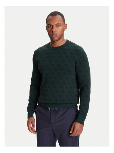 Guess Пуловер M5YR10 Z3OE2 Зелен Reglan Fit