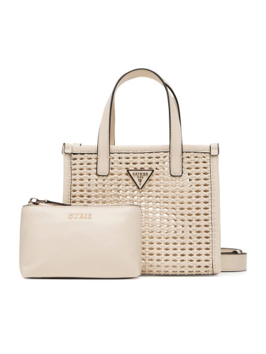 Guess Дамска чанта Brigitta Mini HWWZ72 06770 Екрю