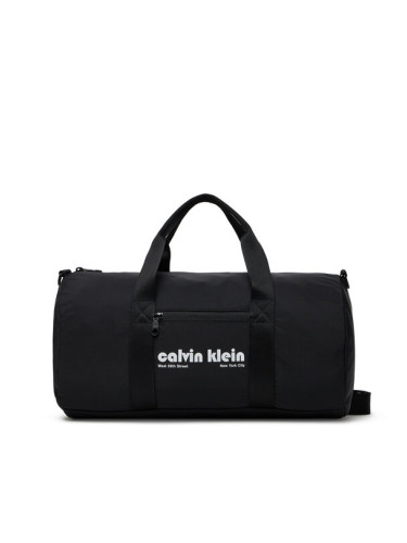Calvin Klein Jeans Сак Ckj Graphic Ck Crossbody Duffle LV04G3163G Черен