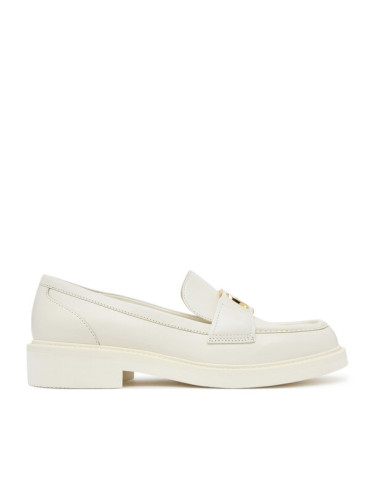 Guess лоуфъри с дебела подметка FLPSHU LEA14 Екрю