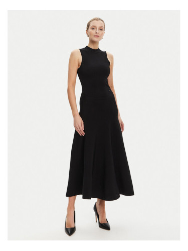 Guess Плетена рокля W5YK0S Z0241 Черен Regular Fit