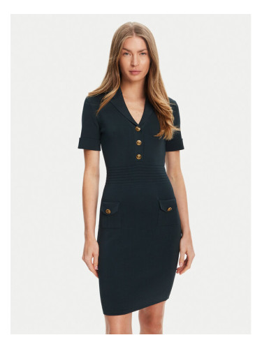 Guess Плетена рокля W5YK29 Z0130 Зелен Slim Fit