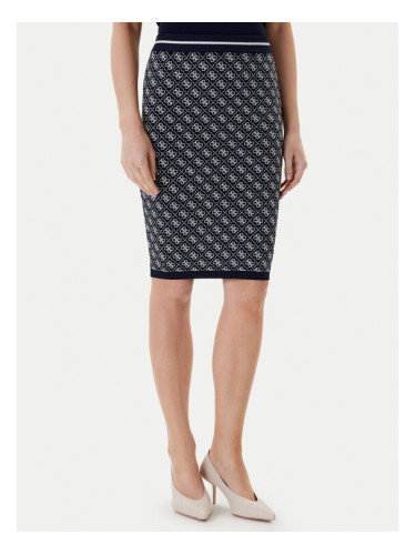 Guess Пола тип молив W4BD53 Z37K0 Тъмносин Regular Fit