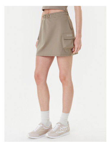 Guess Мини пола V5YD04 KCX42 Зелен Regular Fit