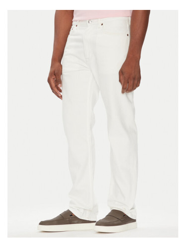 Calvin Klein Jeans Дънки LV04LB781G Бял Straight Fit