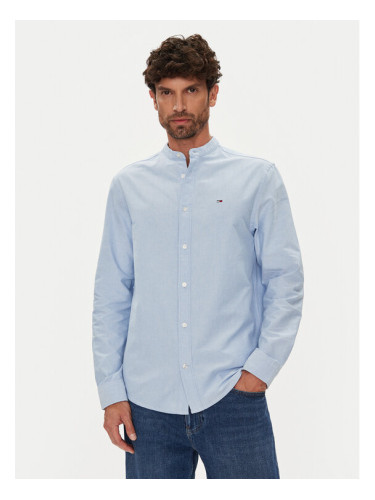 Tommy Jeans Риза Essential DM0DM21690 Светлосиньо Regular Fit