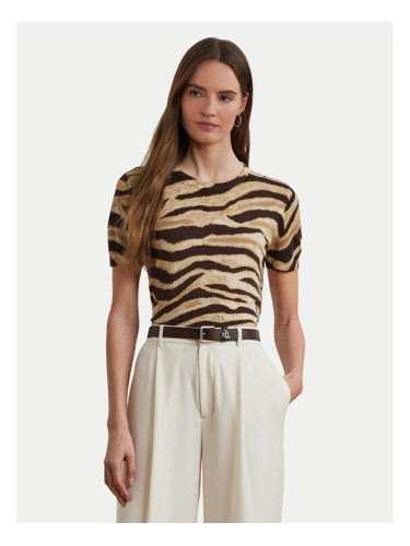 LAUREN RALPH LAUREN Блуза 200971372001 Бежов Regular Fit