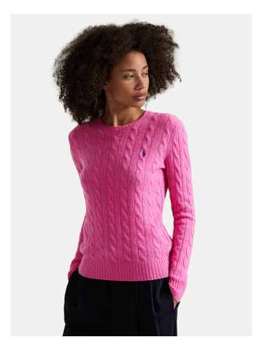 Polo Ralph Lauren Пуловер 211971865008 Розов Slim Fit