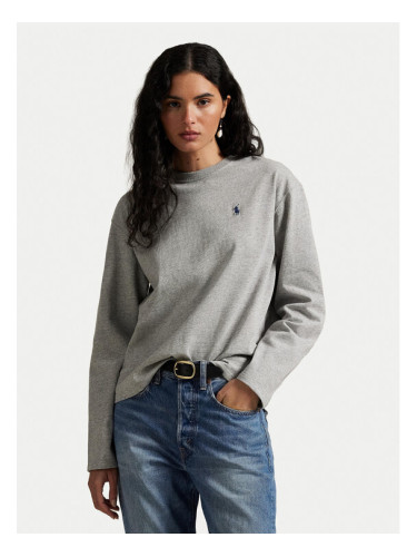 Polo Ralph Lauren Блуза 211967105003 Сив Straight Fit