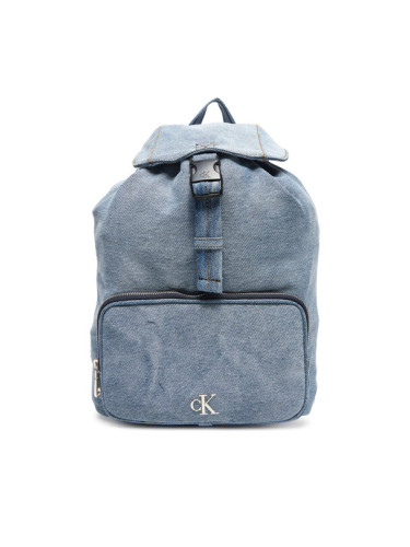 Calvin Klein Раница Denim Luna Mini Flap Backpack LV04F3216G Светлосиньо