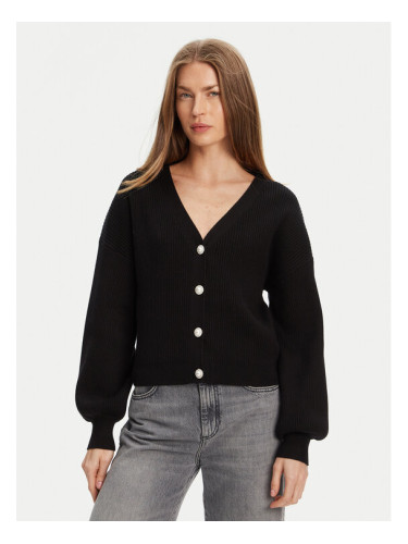 Guess Кардиган W5YR07 Z2ZK2 Черен Relaxed Fit
