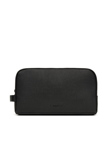 Calvin Klein Несесер Micropebble Washbag/Dopp Kit LV04D1036G Черен