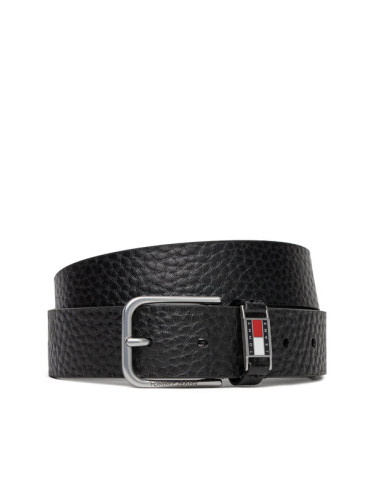 Tommy Jeans Мъжки колан Tjm Scanton Texture 3.5 AM0AM13417 Черен