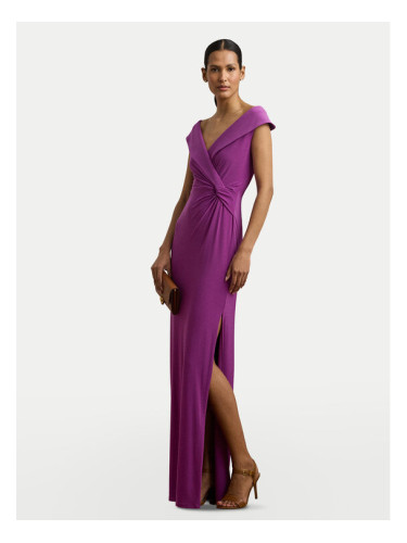 LAUREN RALPH LAUREN Официална рокля 253863940025 Виолетов Slim Fit