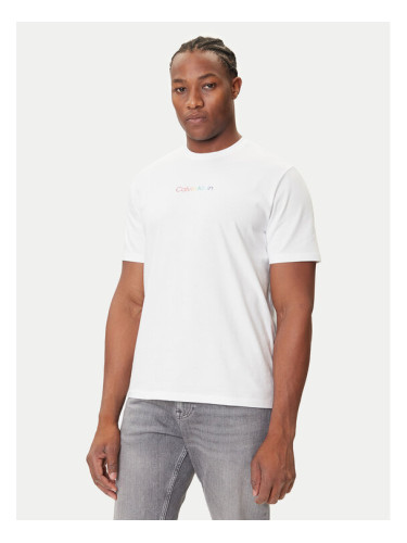 Calvin Klein Jeans Тишърт Pride Graphic LV04RC815G Бял Relaxed Fit