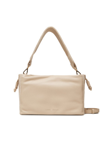 Tommy Hilfiger Дамска чанта Th Soft Summer Mini Bucket AW0AW17541 Бежов