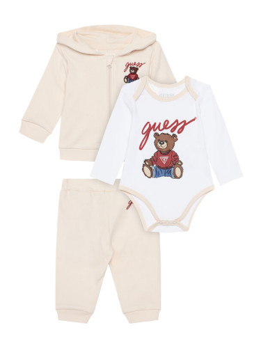 Guess Детски комплект H5YW12 KA6W4 Бежов Regular Fit