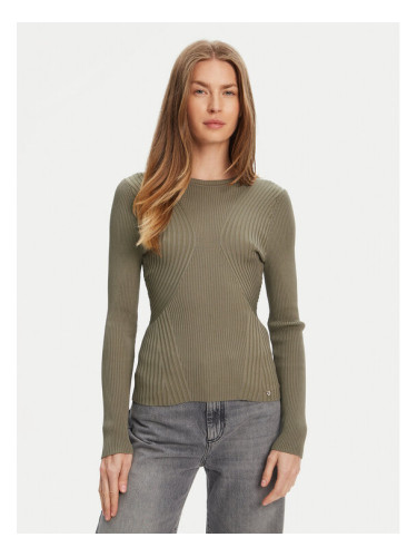 Guess Пуловер W5YR08 Z0040 Зелен Regular Fit