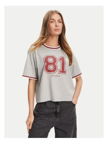 Guess Jeans Тишърт W5YI19 K8HM0 Сив Regular Fit