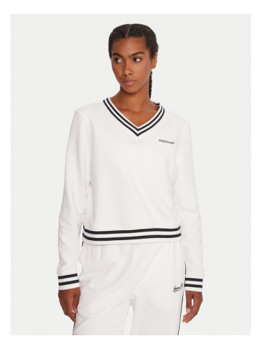 Guess Jeans Суитшърт W5YQ1 8K68I4 Бял Regular Fit