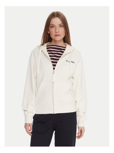 Tommy Hilfiger Суитшърт Script WW0WW45742 Екрю Regular Fit