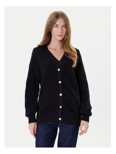 Guess Кардиган W5YR06 Z3OO0 Черен Regular Fit