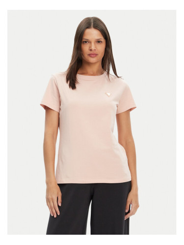 Guess Тишърт V4YI09 J1314 Розов Regular Fit
