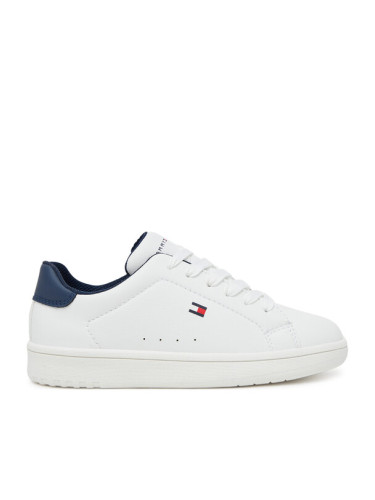 Tommy Hilfiger Сникърси Low Cut Lace-Up T3X9-34073-1355X S Бял