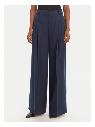 HUGO Текстилни панталони Harenau 50542606 Тъмносин Relaxed Fit