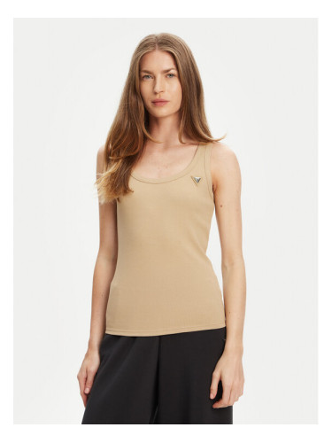 Guess топ V4YP06 K8RT2 Бежов Regular Fit