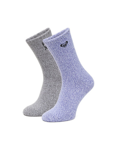Roxy Дълги чорапи CEO_AS_ROXY_06_W_AW25 (2 PACK) mix Сив