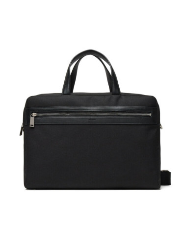 Calvin Klein Чанта за лаптоп Contrast Commuter Bag LV04D3032G Черен