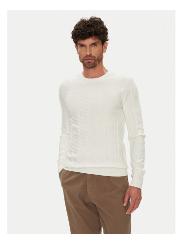 Guess Пуловер M5YR07 Z3FC2 Бял Regular Fit