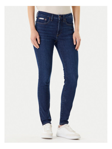 Calvin Klein Jeans Дънки LV047B772G Тъмносин Skinny Fit