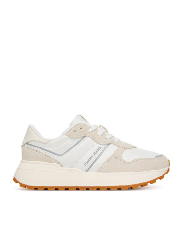 Tommy Jeans Сникърси Tjw Cleated Runner EN0EN02788 Бял