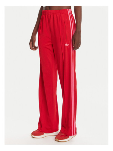 adidas Долнище анцуг adicolor Classic Firebird JW1225 Червен Loose Fit