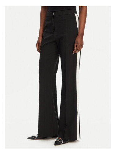 HUGO Текстилни панталони Hizana 50544753 Черен Flare Fit